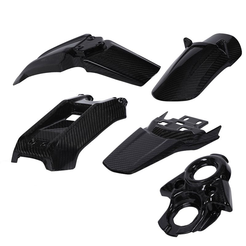 Prioritizing Safety: NoblemanTech's Carbon Fiber Fenders and Mud Guards for Surron Bikes