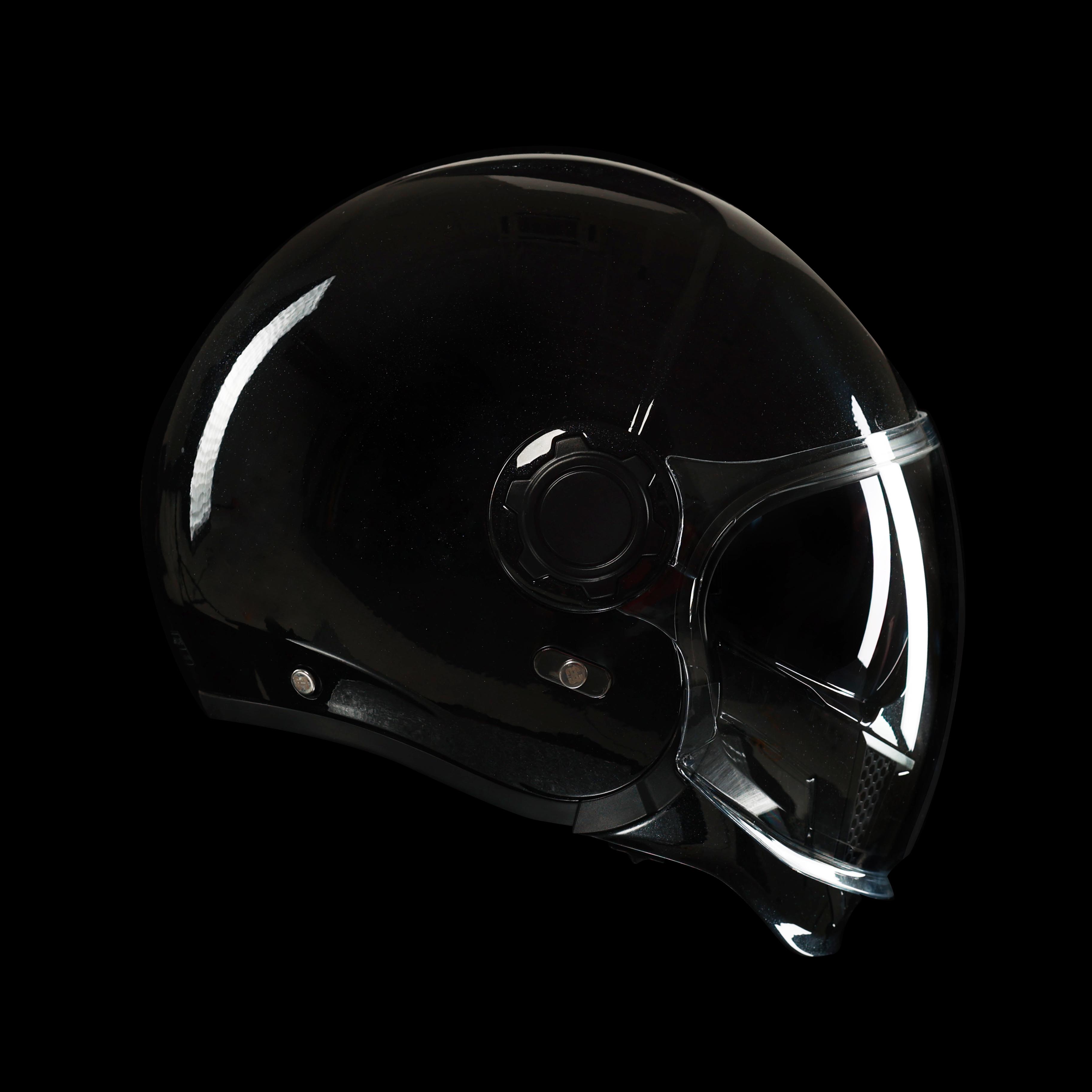 TK02 Full Face Protection Premium Helmet (Gloss Black