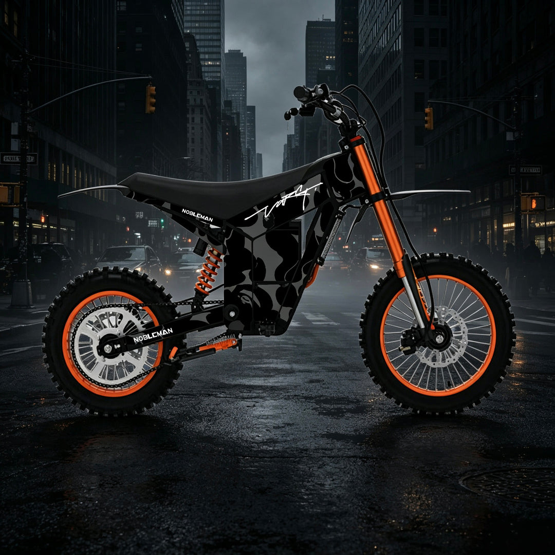 Shadow Camo Tuttio soleil 01 Electric Dirt Bike Body Wrap Decal
