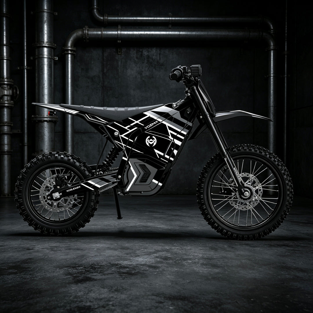 Red Blade Crack YOZMA IN10 Electric Dirt Bike Body Wrap Decal