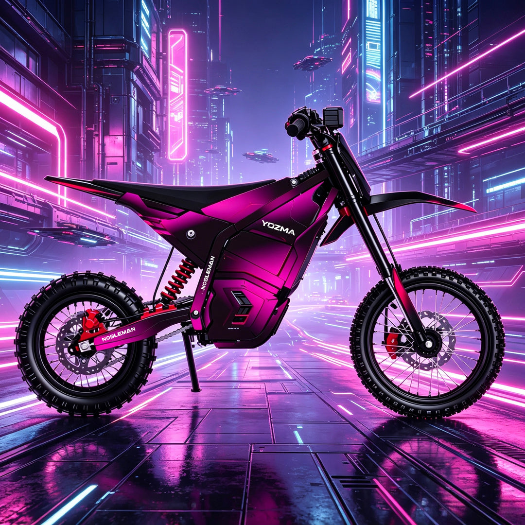 Red Shadow Dawn YOZMA IN10 Electric Dirt Bike Body Wrap Decal