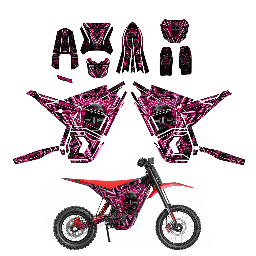 Neon Mask YOZMA IN10 Electric Dirt Bike Body Wrap Decal