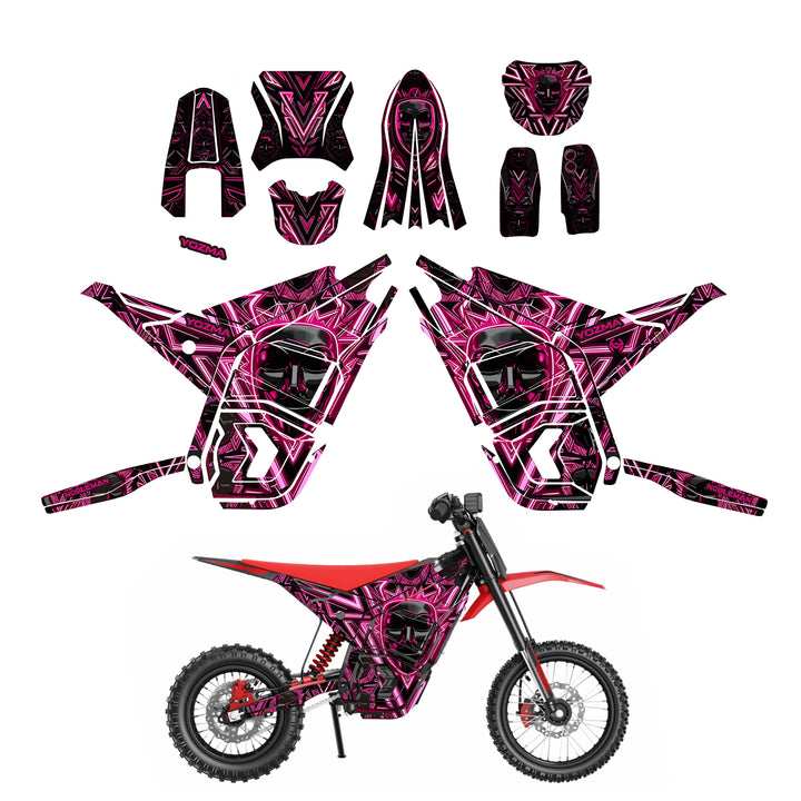 Neon Mask YOZMA IN10 Electric Dirt Bike Body Wrap Decal