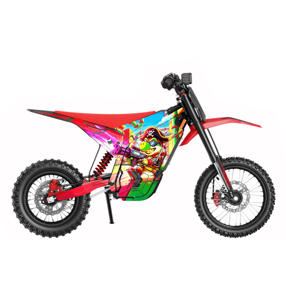 Pirate Riot YOZMA IN10 Electric Dirt Bike Body Wrap Decal