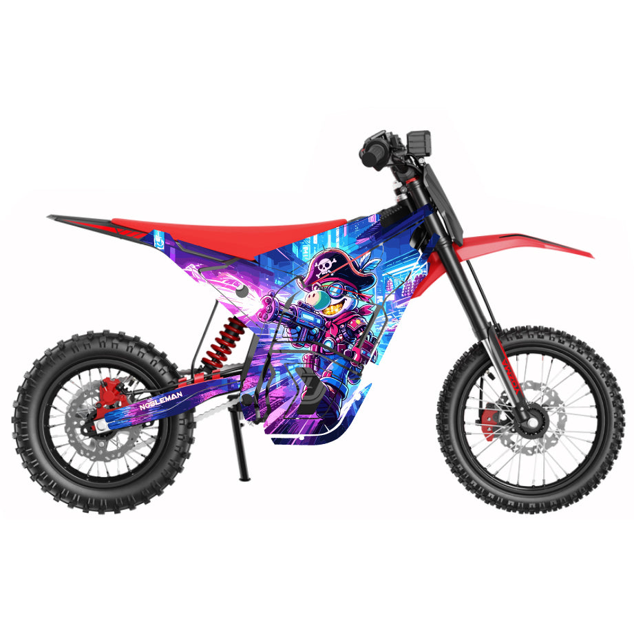 Pirate Riot YOZMA IN10 Electric Dirt Bike Body Wrap Decal