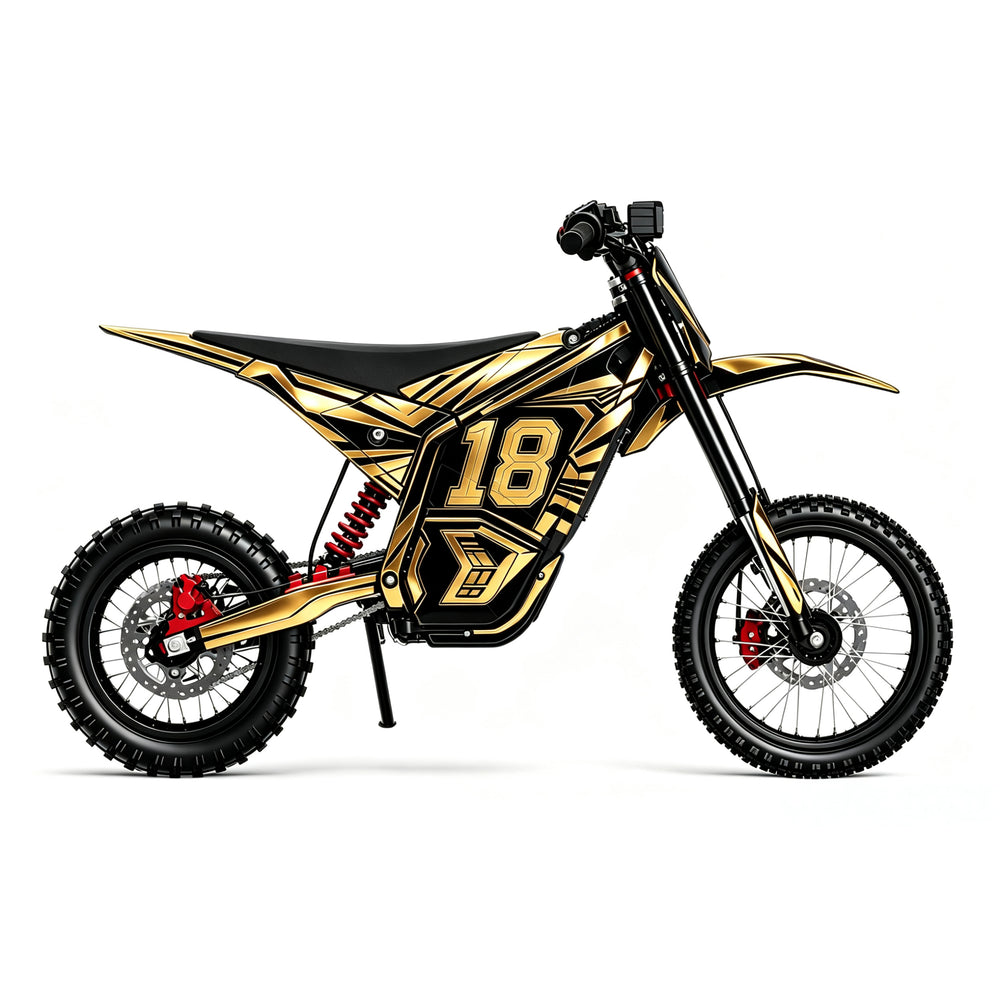 Gold Rush 18 YOZMA IN10 Electric Dirt Bike Body Wrap Decal