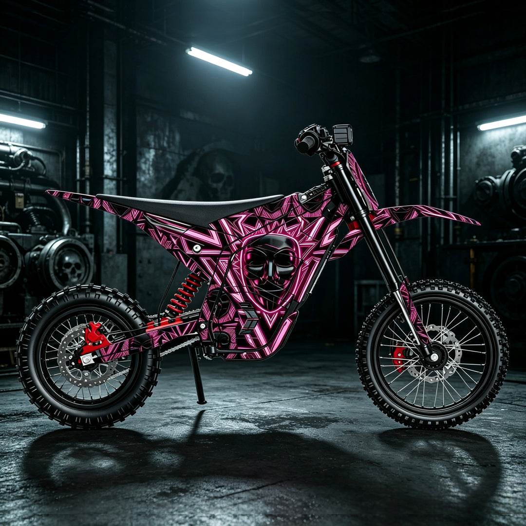 Neon Mask YOZMA IN10 Electric Dirt Bike Body Wrap Decal
