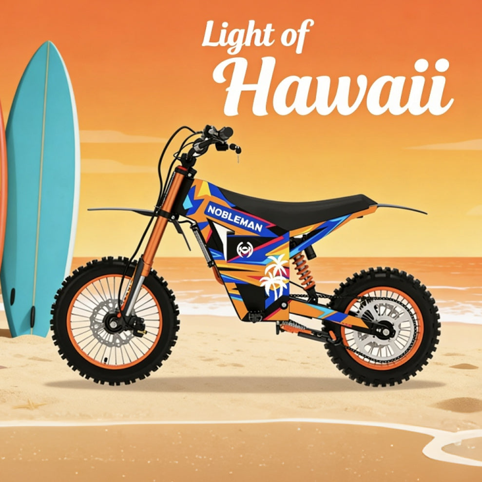 Light Of Hawaii Tuttio soleil 01 Electric Dirt Bike Body Wrap Decal 