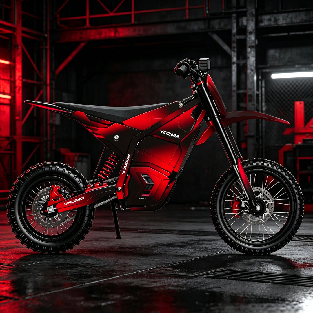 Red Shadow Dawn YOZMA IN10 Electric Dirt Bike Body Wrap Decal