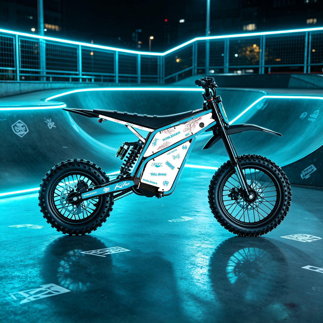 Sakura Dual Tone (Blue) Heybike villain eletric Dirt Bike Body Wrap Decal 
