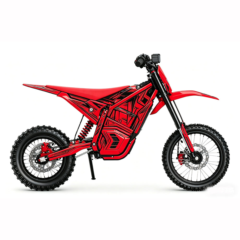 Red Blaze YOZMA IN10 Electric Dirt Bike Body Wrap Decal