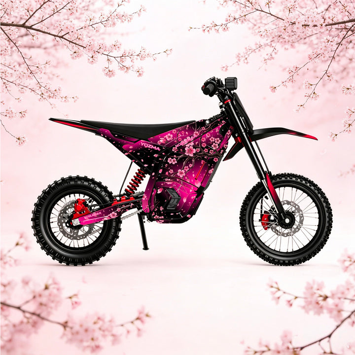 Cherry Blossom YOZMA IN10 And In10 PRO Electric Dirt Bike Body Wrap Decal