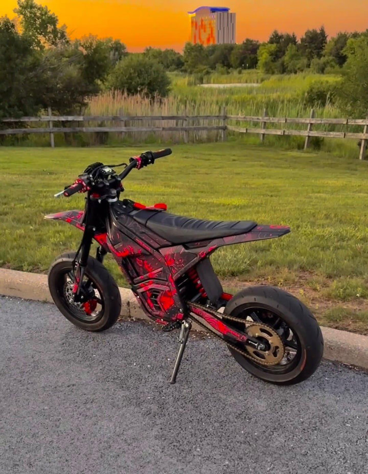 Oni Flame Ronin YOZMA IN10 And In10 PRO Electric Dirt Bike Body Wrap Decal