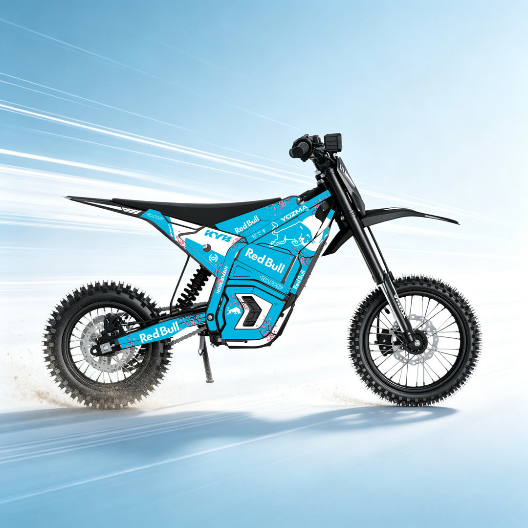 Sakura Bull Cyan YOZMA IN10 And In10 PRO Electric Dirt Bike Body Wrap Decal