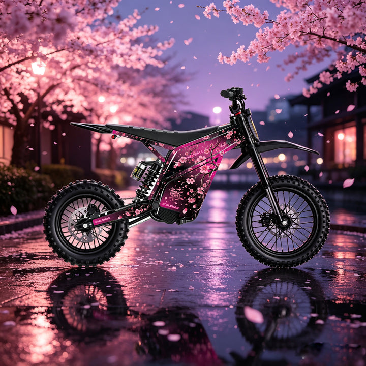 Cherry Blossom Heybike villain eletric Dirt Bike Body Wrap Decal