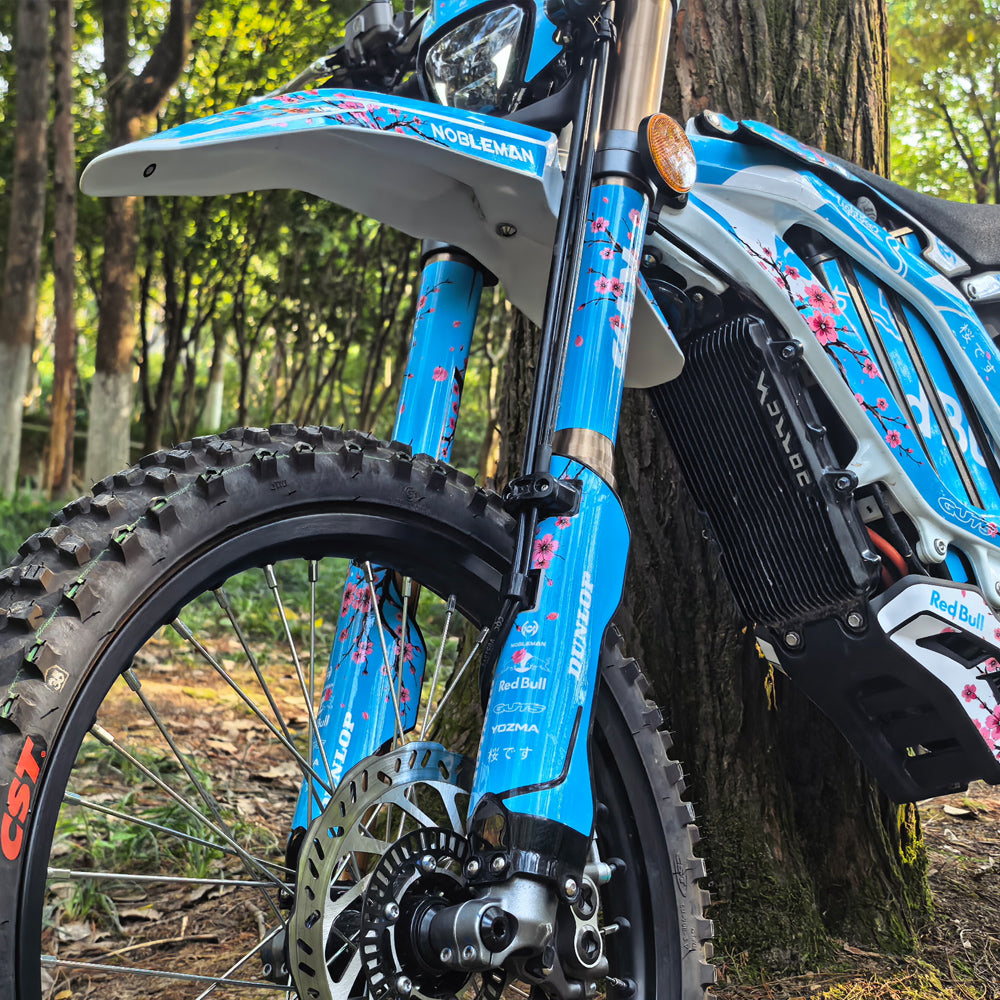 Sakura Bull Cyan Surron Lightbee2 eletric Dirt Bike Body Wrap Decal