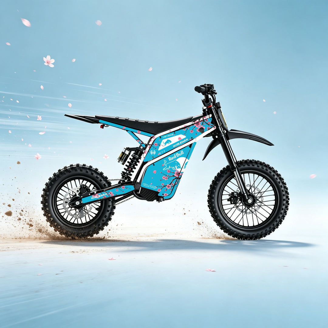 Sakura Bull Cyan Heybike villain eletric Dirt Bike Body Wrap Decal