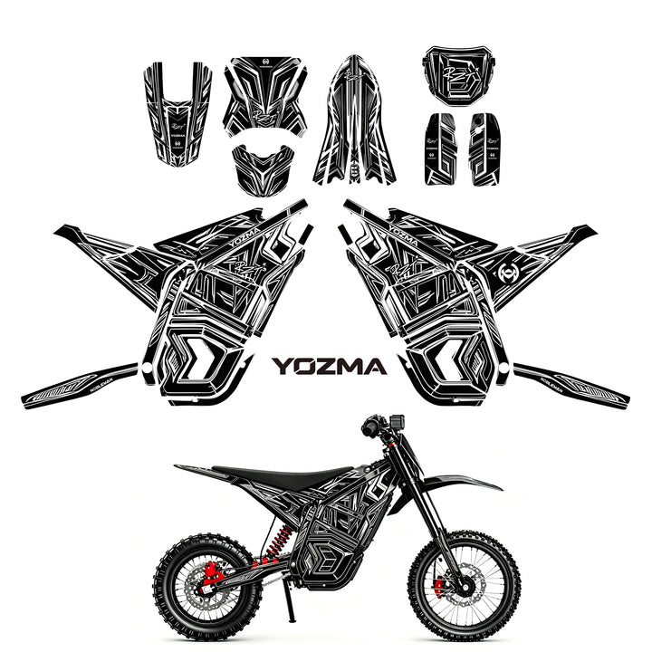 Cyber Thorn YOZMA IN10 Electric Dirt Bike Body Wrap Decal
