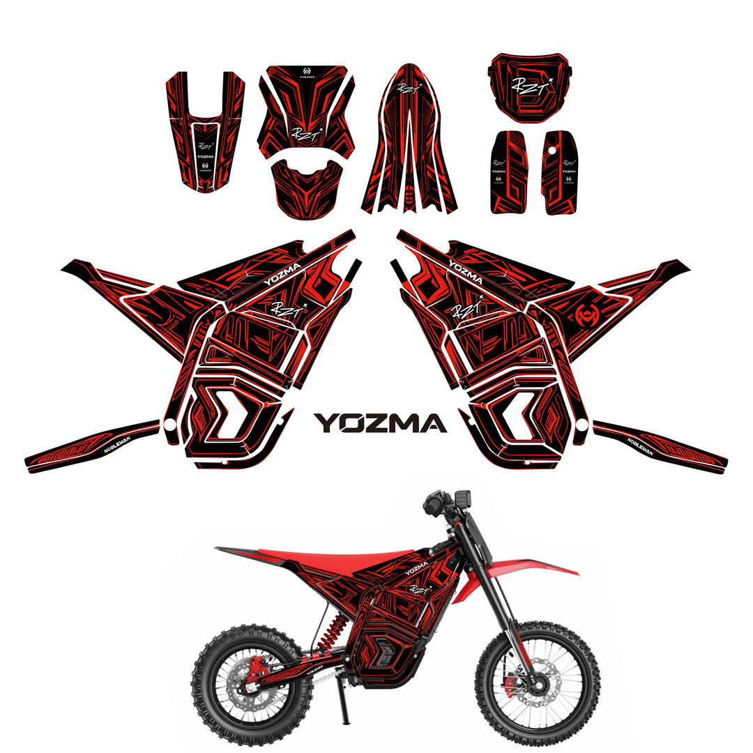 Cyber Thorn YOZMA IN10 Electric Dirt Bike Body Wrap Decal