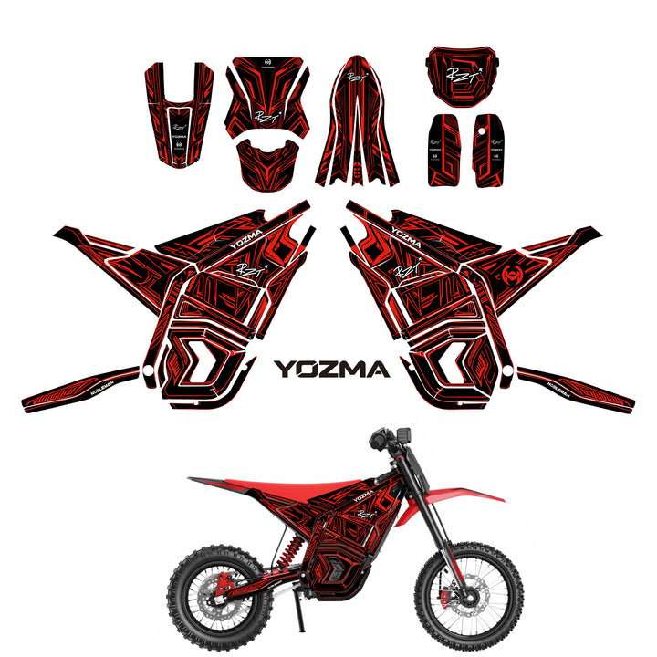 Cyber Thorn YOZMA IN10 Electric Dirt Bike Body Wrap Decal