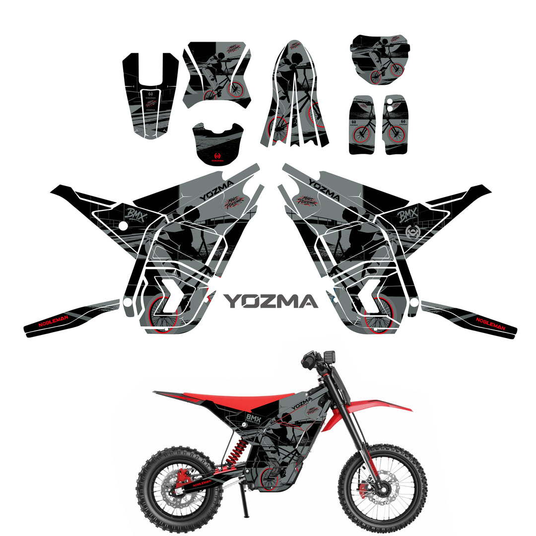 Shadow BMX YOZMA IN10 Electric Dirt Bike Body Wrap Decal 