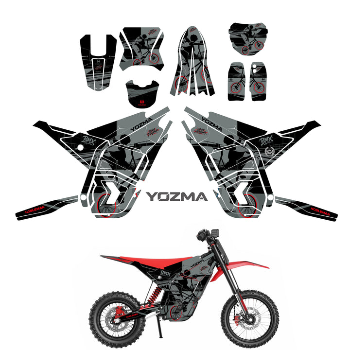 Shadow BMX YOZMA IN10 Electric Dirt Bike Body Wrap Decal 
