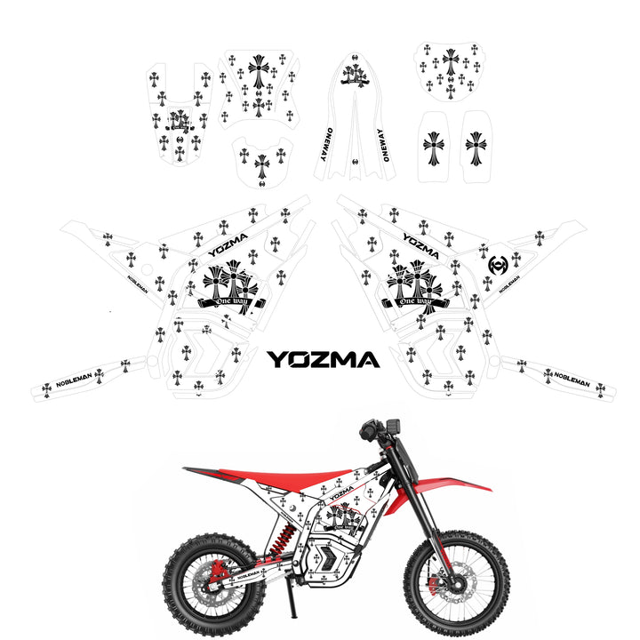 ONEWAY YOZMA IN10, IN10PRO Electric Dirt Bike Body Wrap Decal 