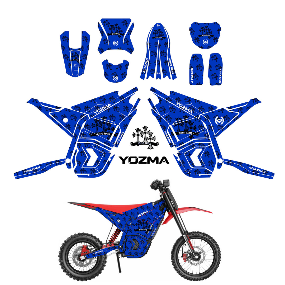 One Way Cross YOZMA IN10 And In10 PRO Electric Dirt Bike Body Wrap Decal 