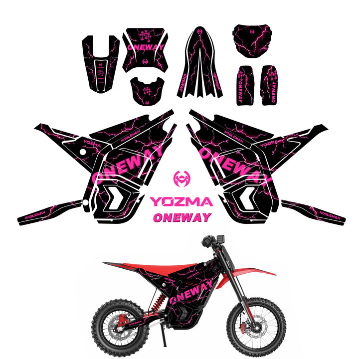 THUNDER ONE YOZMA IN10 And In10 PRO Electric Dirt Bike Body Wrap Decal