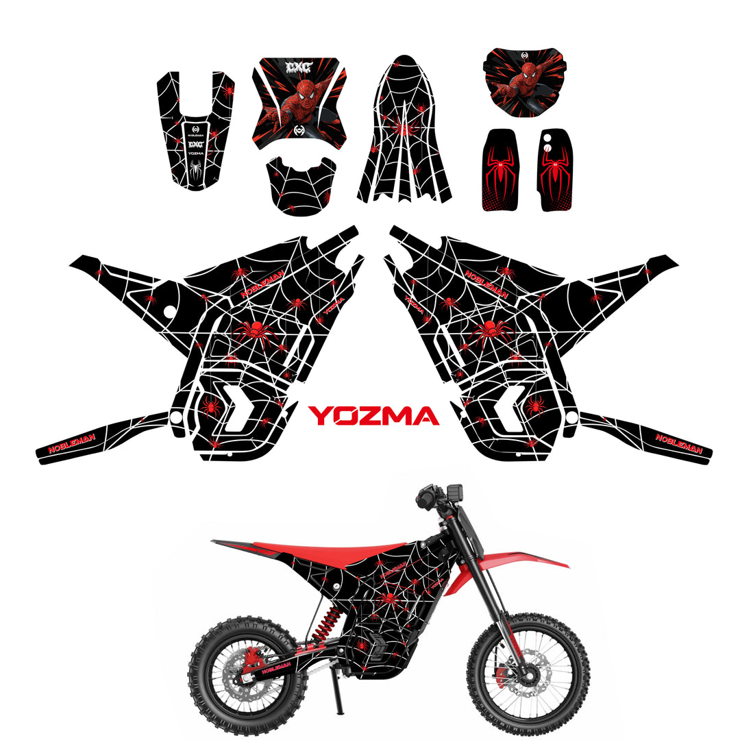 Spider Trail YOZMA IN10 And In10 PRO Electric Dirt Bike Body Wrap Decal 