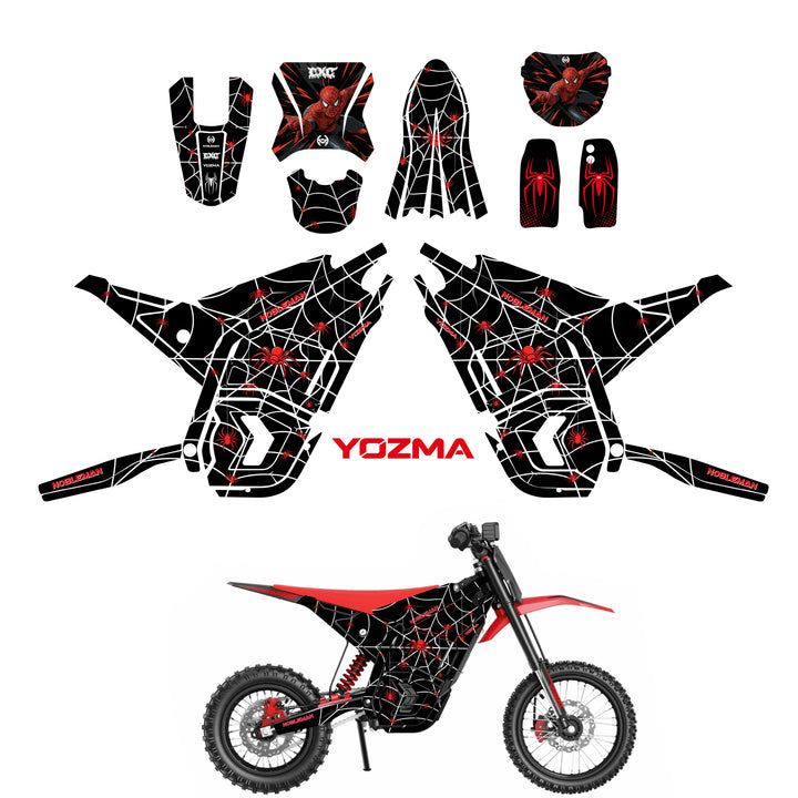 Spider Trail YOZMA IN10 And In10 PRO Electric Dirt Bike Body Wrap Decal 