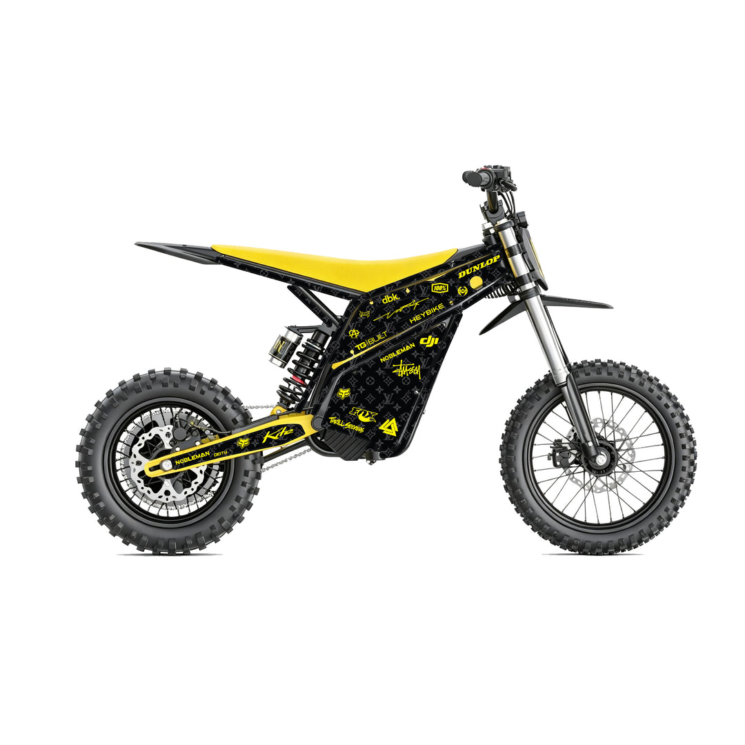 Chrome hearts & LV  Heybike villain eletric Dirt Bike Body Wrap Decal