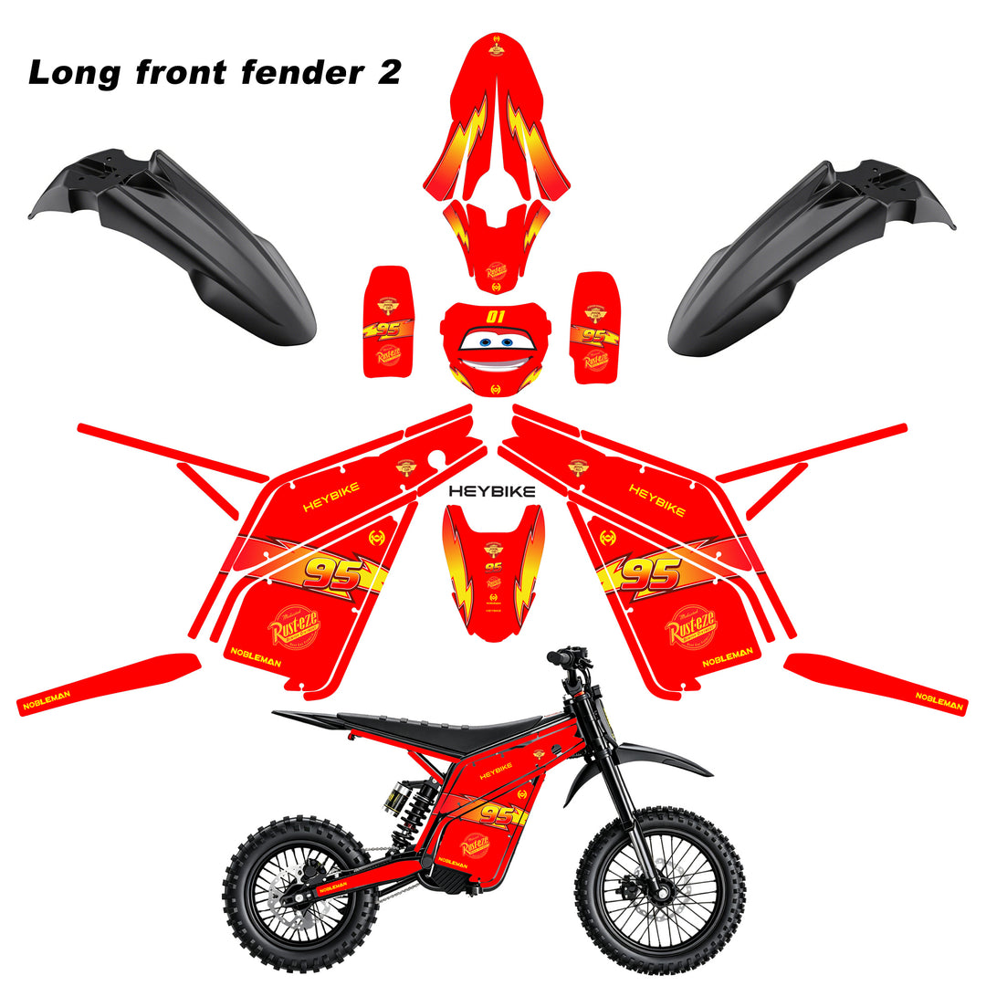 Lightning 95  Heybike villain eletric Dirt Bike Body Wrap Decal