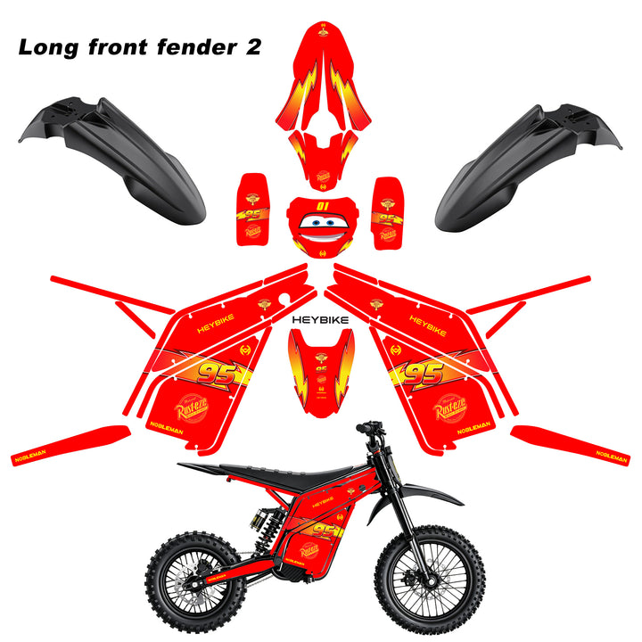 Lightning 95  Heybike villain eletric Dirt Bike Body Wrap Decal