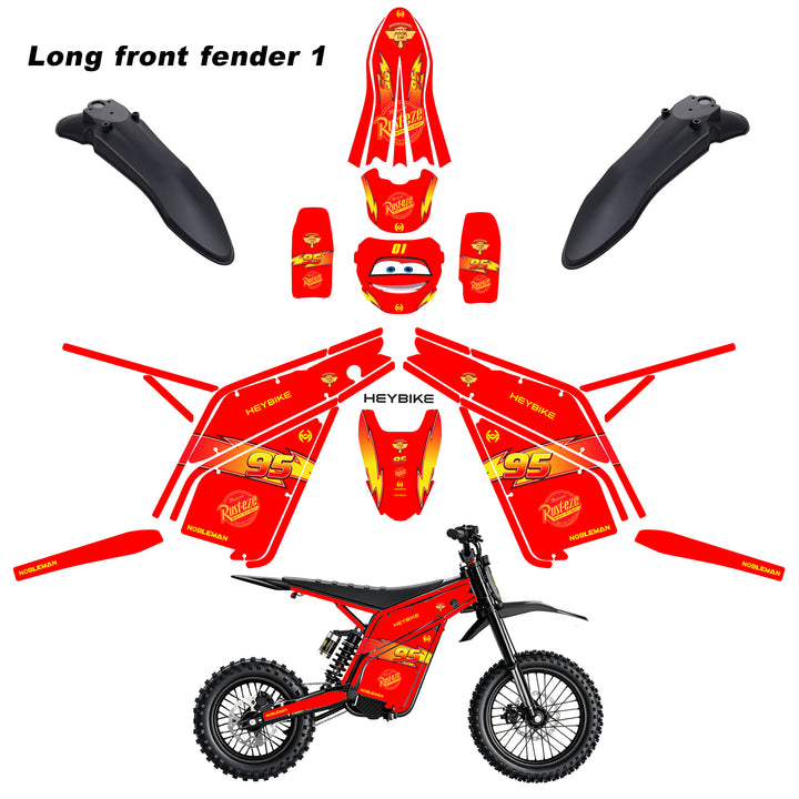 Lightning 95  Heybike villain eletric Dirt Bike Body Wrap Decal