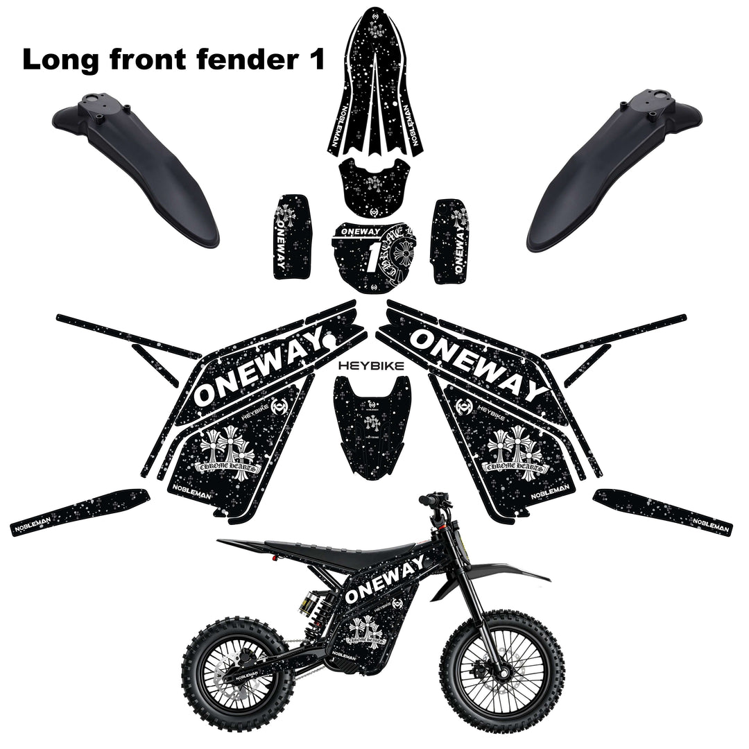 ONEWAY Heybike villain eletric Dirt Bike Body Wrap Decal