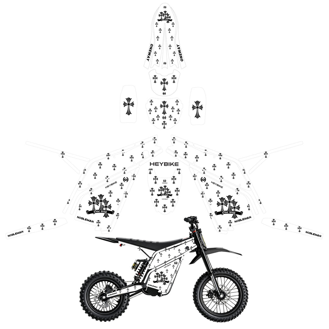 ONEWAY Heybike villain eletric Dirt Bike Body Wrap Decal