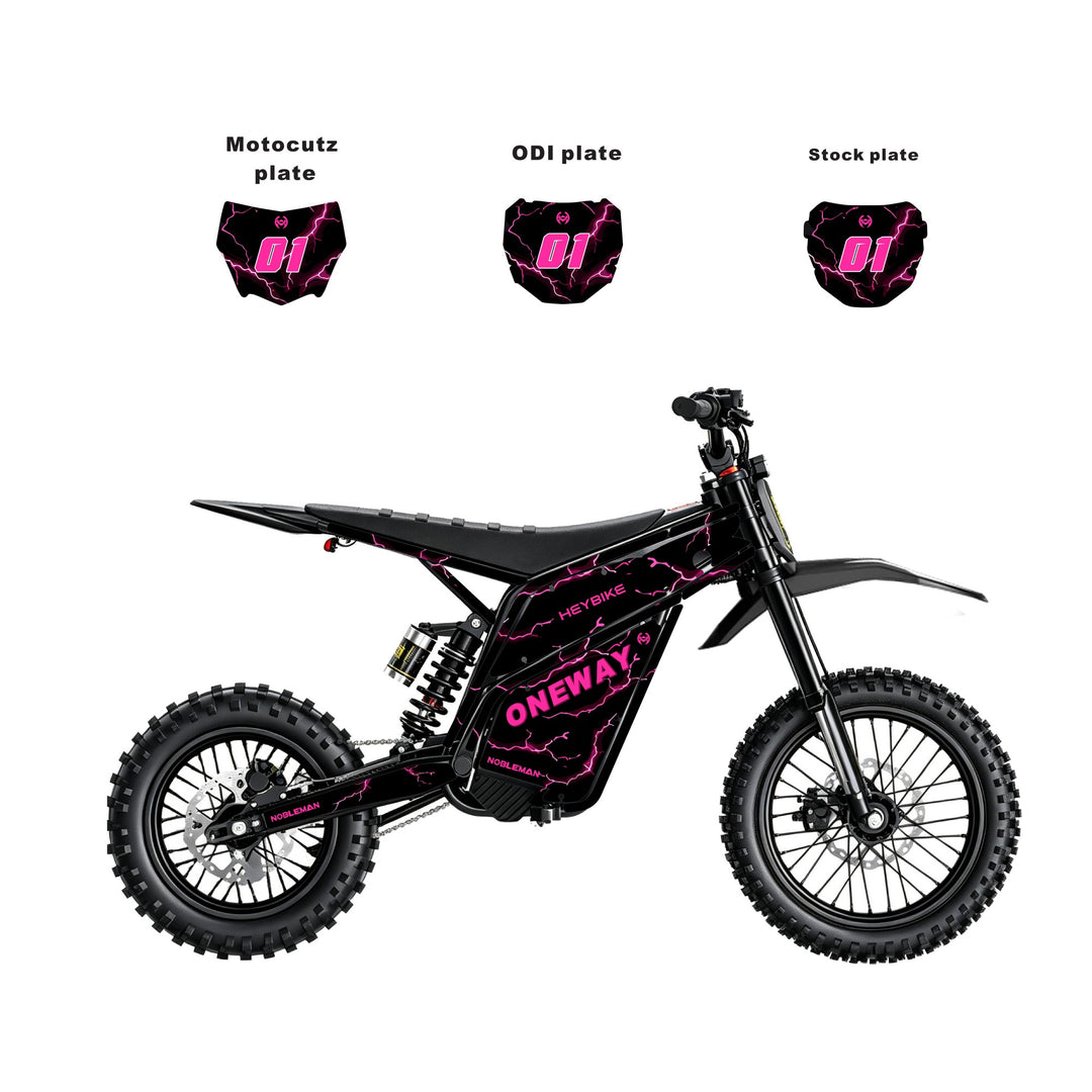 THUNDER ONE  Heybike villain eletric Dirt Bike Body Wrap Decal
