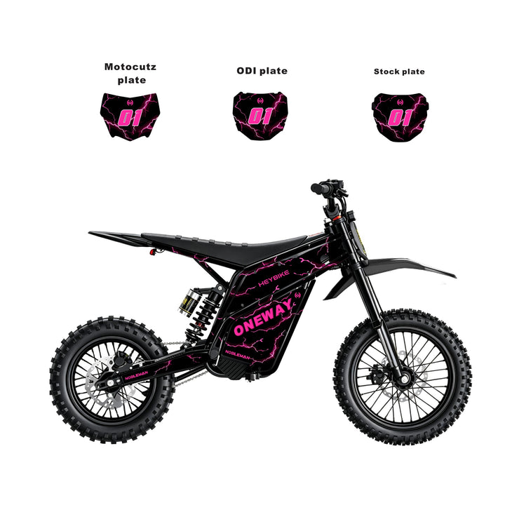 THUNDER ONE  Heybike villain eletric Dirt Bike Body Wrap Decal