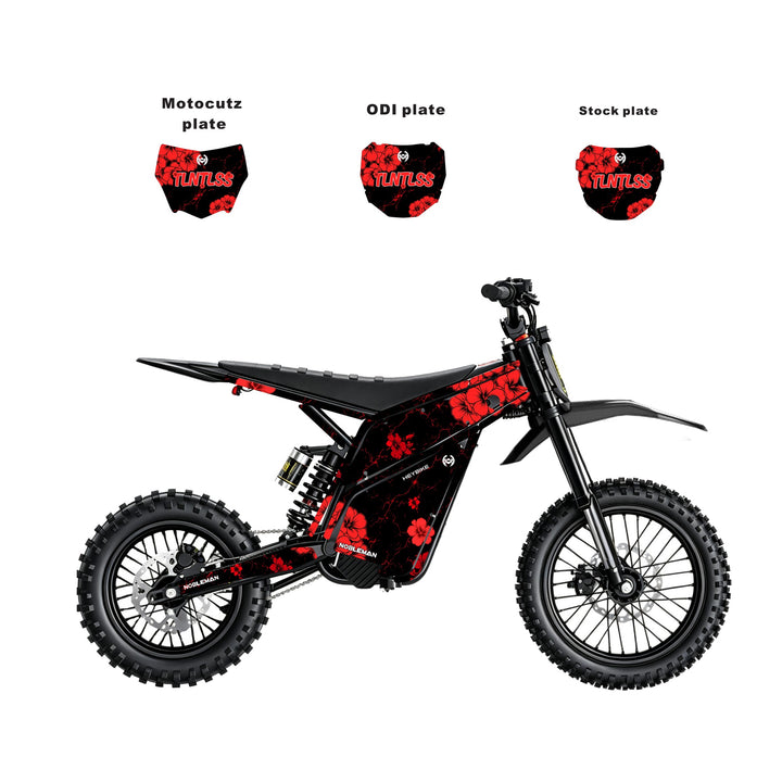 Inferno Crack Sakura Heybike villain eletric Dirt Bike Body Wrap Decal