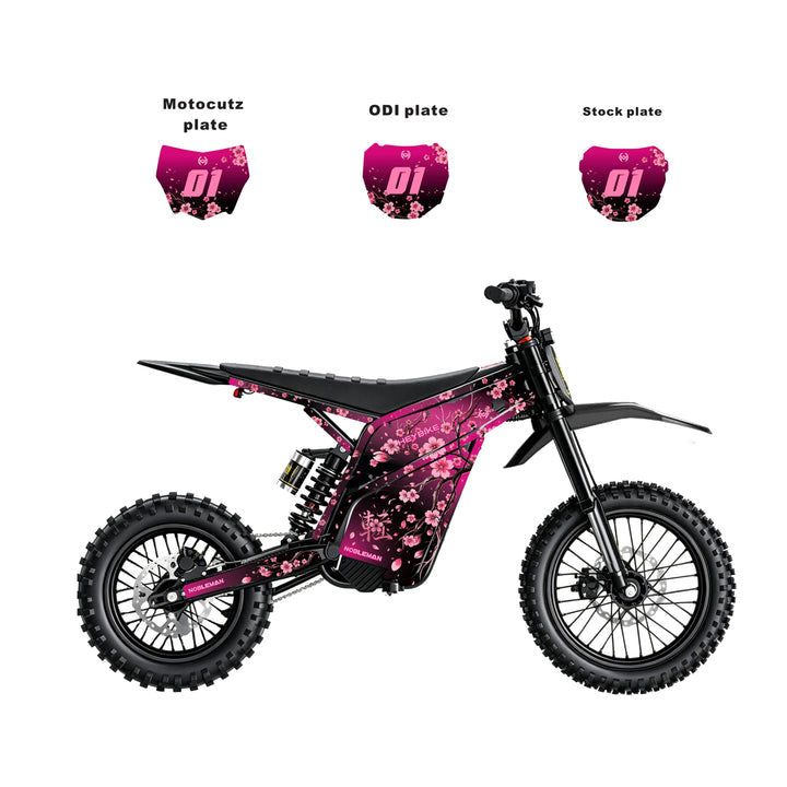 Cherry Blossom Heybike villain eletric Dirt Bike Body Wrap Decal