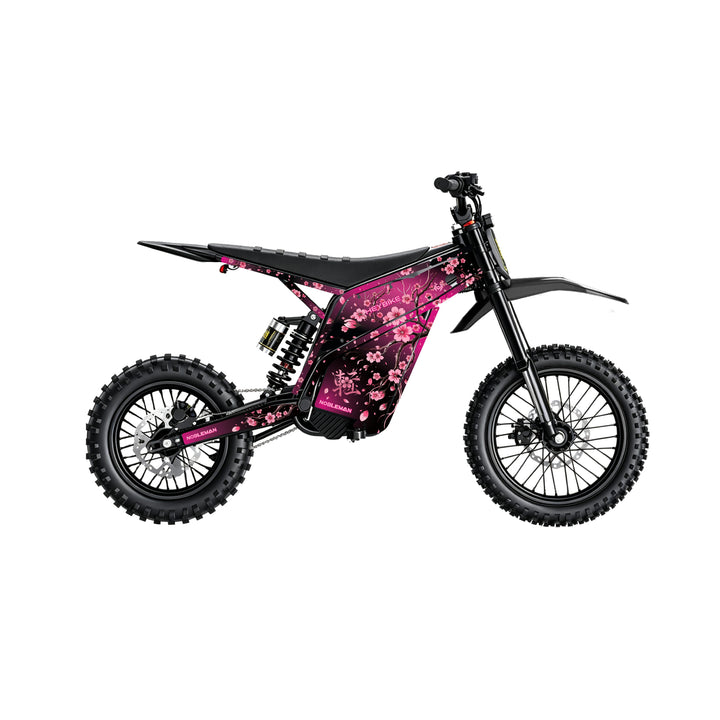 Cherry Blossom Heybike villain eletric Dirt Bike Body Wrap Decal