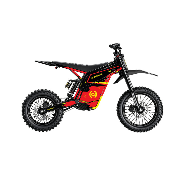 Red Fury Trail Heybike villain eletric Dirt Bike Body Wrap Decal