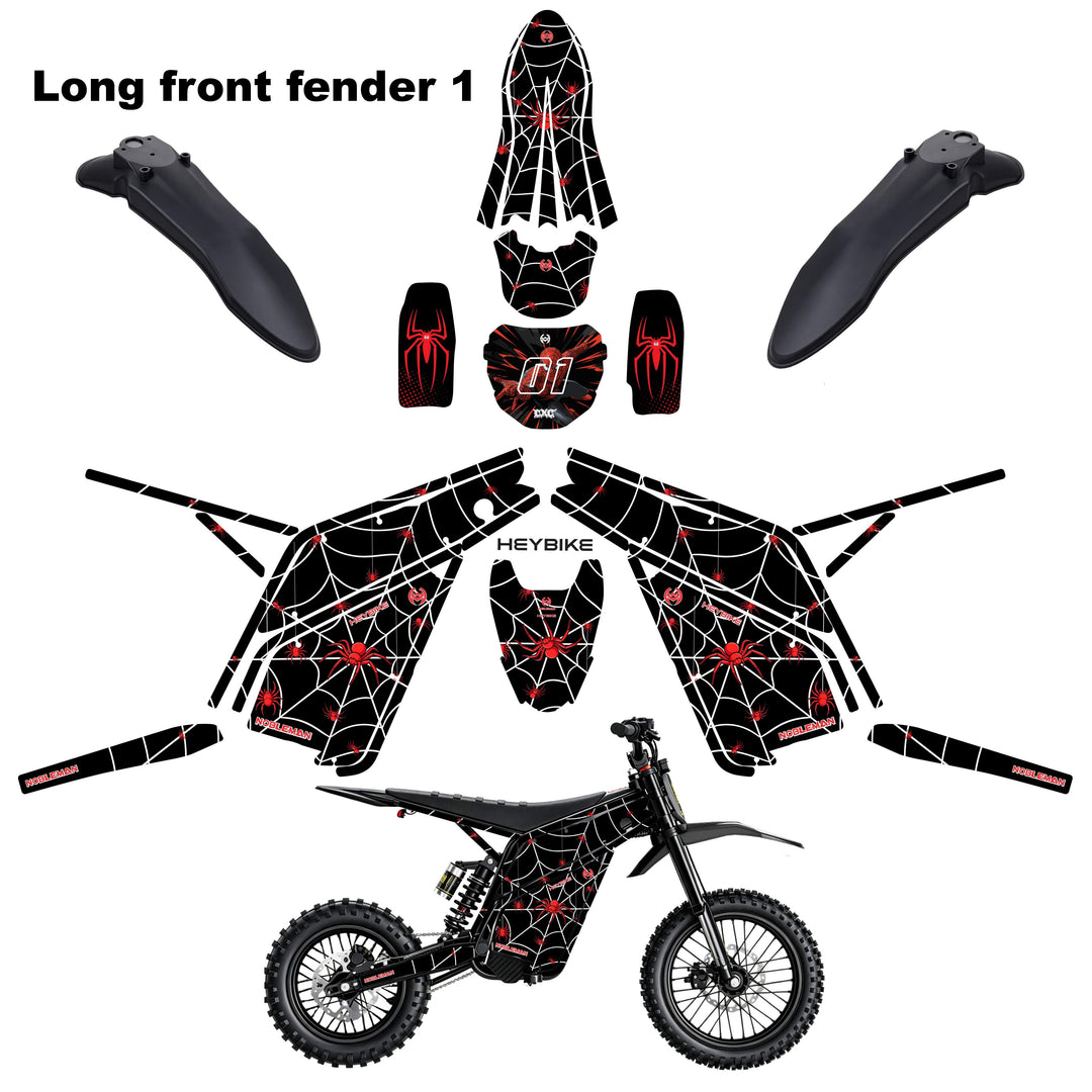 Spider Trail Heybike villain eletric Dirt Bike Body Wrap Decal