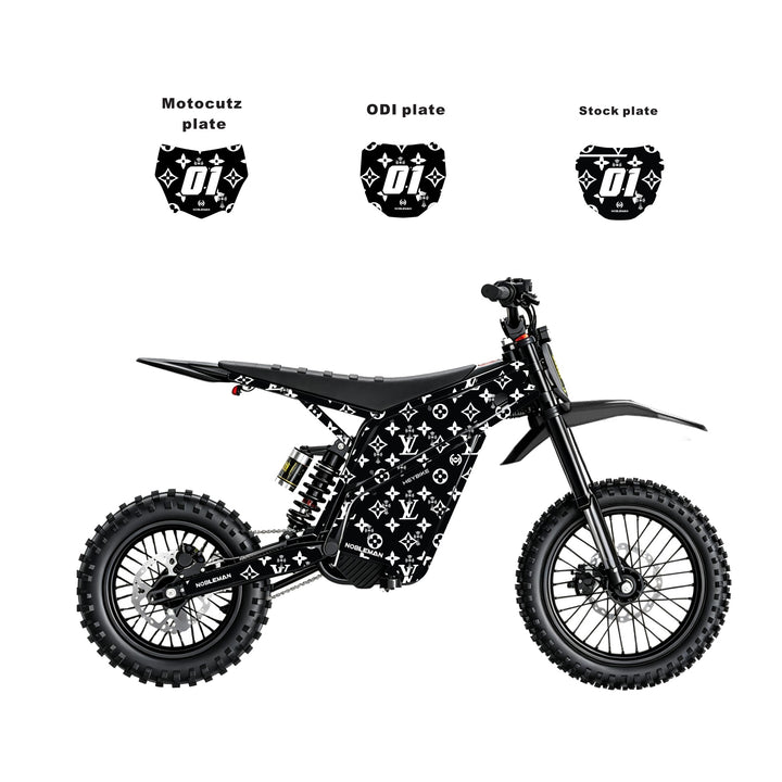 LV & Heybike villain eletric Dirt Bike Body Wrap Decal 