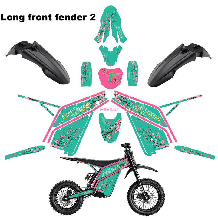 Arizona tea Heybike villain eletric Dirt Bike Body Wrap Decal