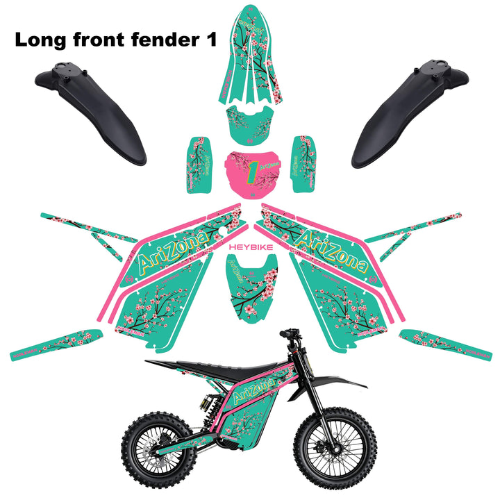 Arizona tea Heybike villain eletric Dirt Bike Body Wrap Decal