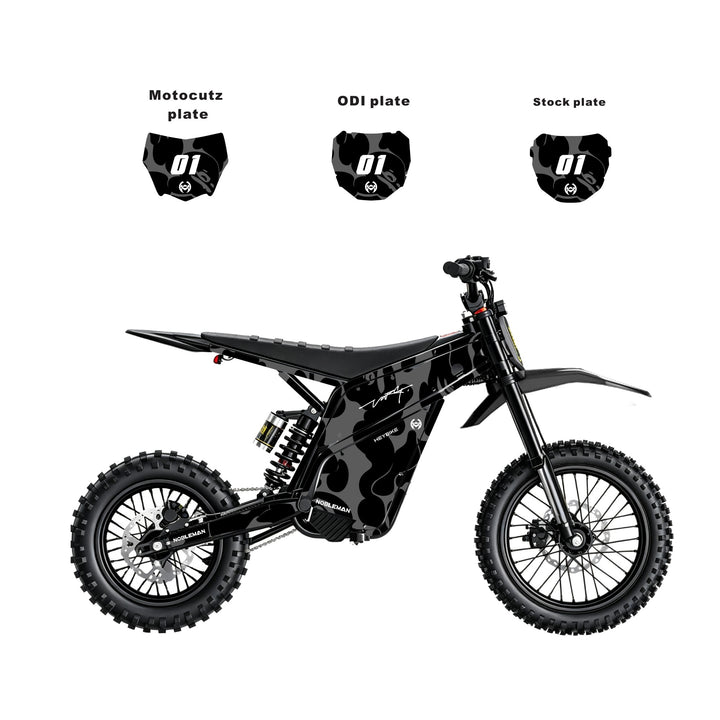 Night Camo Heybike villain eletric Dirt Bike Body Wrap Decal