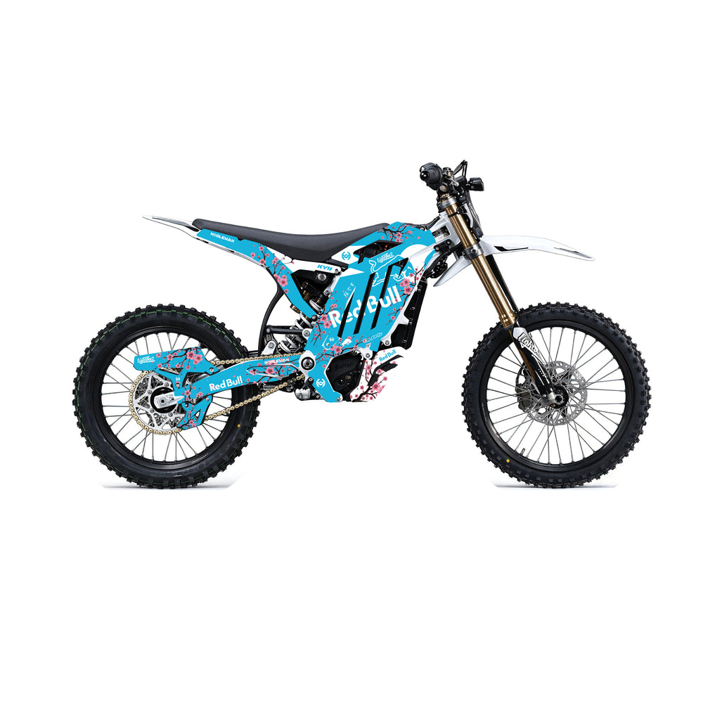 Sakura Bull Cyan Surron Lightbee2 eletric Dirt Bike Body Wrap Decal