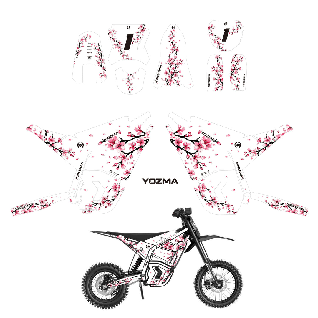 SAKURA BLADE YOZMA IN10 And In10 PRO Electric Dirt Bike Body Wrap Decal